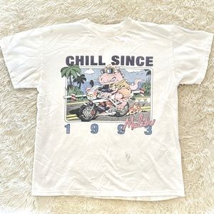 5 for $25 ⭐️ Chill Since 1993 Graphic Dino T-Shirt